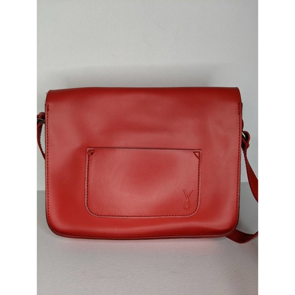 Elegant Red Women's Crossbody Bag - Picture 6 of 9